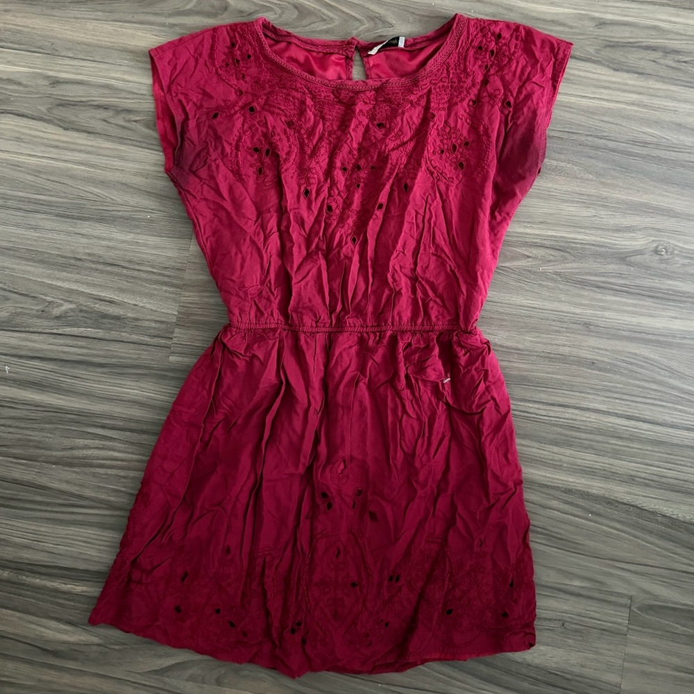 Pull & Bear Elegant Red Dress